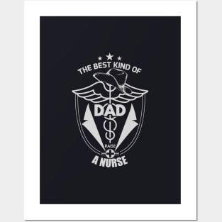 Dad Nurse Illustration Design Posters and Art